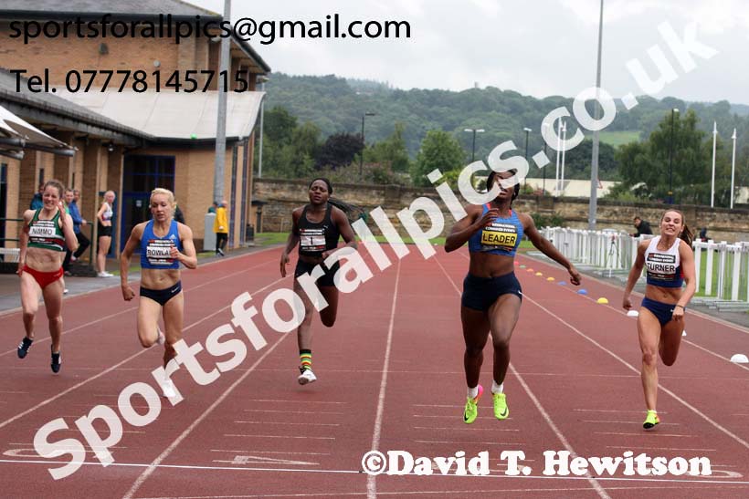 Womens heptathlon 200 metres, EAP International Cominted Events, Hexham. Photo: David T. Hewitson/Sports for All Pics